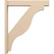 Ekena Millwork 5 1/2-in W x 30-in D x 36-in H Funston Block Rough Cedar Woodgrain TimberThane Outlooker, Primed Tan OUTUR055X30X36FST44RCPR - alternate 3
